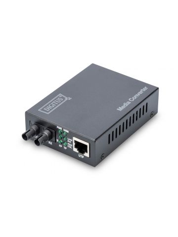 Digitus Fast Ethernet Media Converter, RJ45 / ST