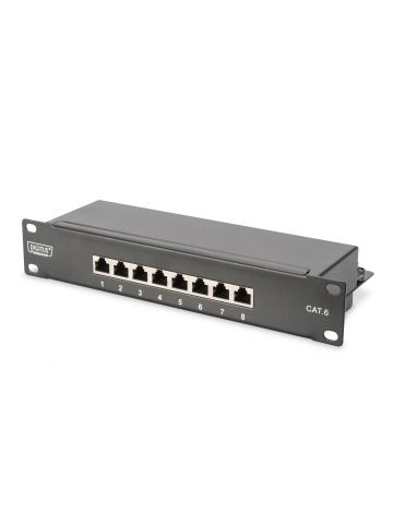 Digitus CAT 6, Class E Patch Panel, shielded, black