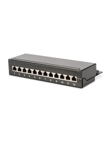 Digitus Desktop CAT 6A, Class EA patch panel, shielded, black