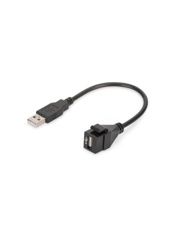 Digitus USB 2.0 Keystone Module with 16 cm cable (Female/Male)