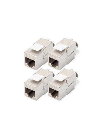 Digitus CAT 6A Keystone Jack, shielded, 4 pcs.