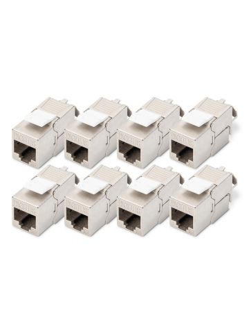 Digitus CAT 6A Keystone Jack, shielded, 8 pcs.