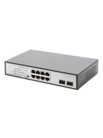 Digitus 8-Port Gigabit Switch 8xRJ45 (6xPoE)+ 2G SFP 180W