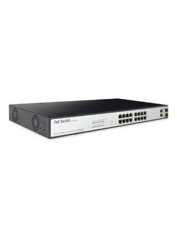 Digitus DN-95312-1 network switch Managed Fast Ethernet (10/100) Black,Silver Power over Ethernet (P