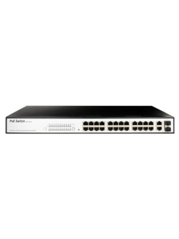 Digitus DN-95313-1 network switch Managed Fast Ethernet (10/100) Black, White Power over Ethernet (P