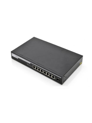 Digitus DN-95341 network switch Unmanaged Gigabit Ethernet (10/100/1000) Black 1U Power over Etherne