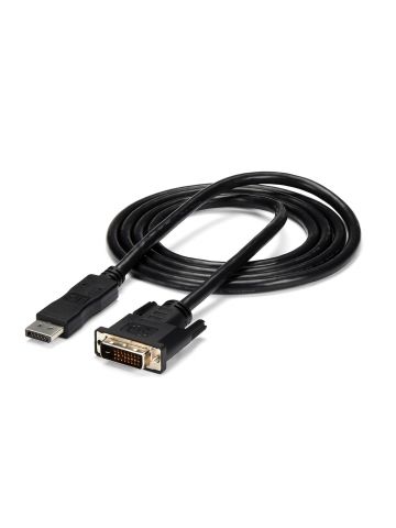 StarTech.com 6ft (1.8m) DisplayPort to DVI Cable - DisplayPort to DVI Adapter Cable 1080p Video - DisplayPort to DVI-D Cable Single Link - DP to DVI Monitor Cable - DP 1.2 to DVI Converter