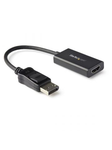 StarTech.com DisplayPort to HDMI Adapter - 4K 60Hz HDR10 Active DisplayPort 1.4 to HDMI 2.0b Video Converter - 4K DP to HDMI Adapter Dongle for Monitor/Display/TV - Latching DP Connector
