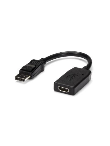 StarTech.com DisplayPort to HDMI Adapter - DP to HDMI Adapter/Video Converter - 1080p - VESA Certified - DP to HDMI Monitor/Display/Projector Adapter Dongle - Passive - Latching DP Connector
