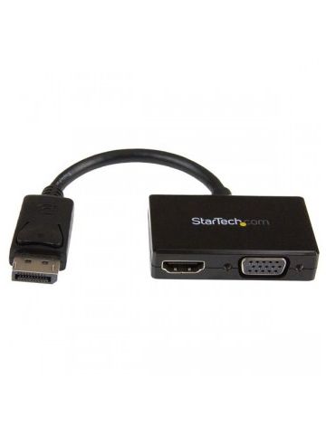 StarTech.com Travel A/V Adapter2-in-1 DisplayPort to HDMI or VGA