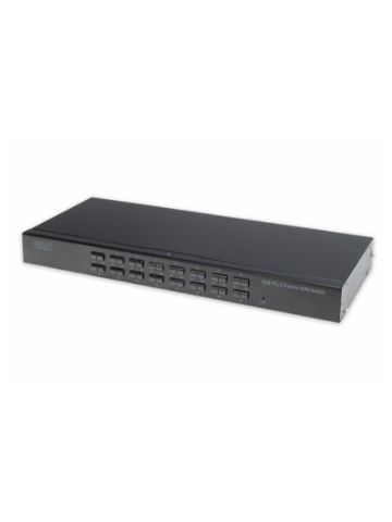 Digitus DS-23300-2 KVM switch Rack mounting Black