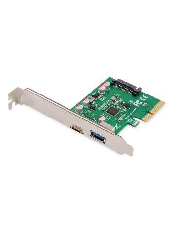 Digitus PCIe card, USB Type-C™ + USB-A