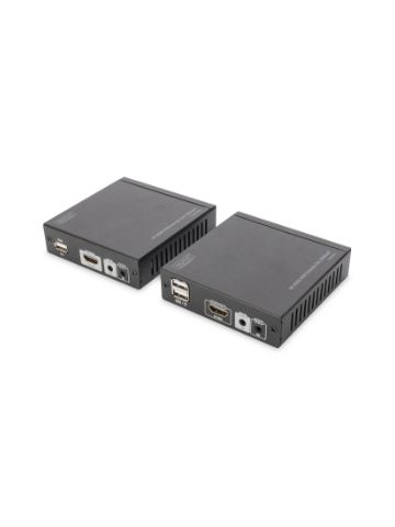 Digitus DS-55502 AV extender AV transmitter & receiver Black