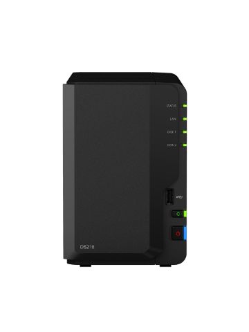 Synology DiskStation DS218 NAS Desktop Ethernet LAN Black RTD1296