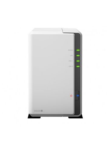 Synology DiskStation DS220j RTD1296 Ethernet LAN Mini Tower White NAS