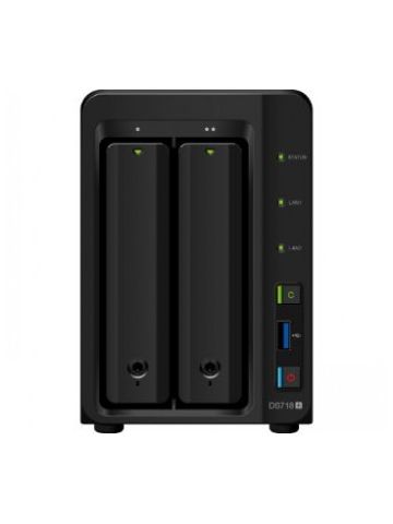 Synology DiskStation DS718+ Ethernet LAN Desktop Black NAS