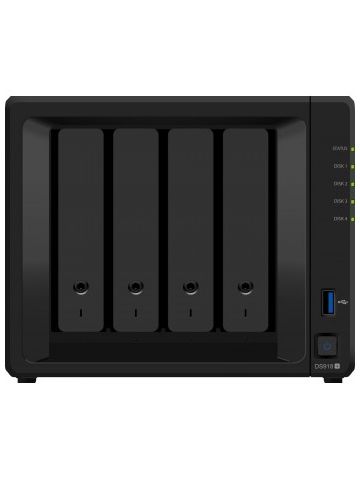 Synology DiskStation DS918+ Ethernet LAN Desktop Black NAS