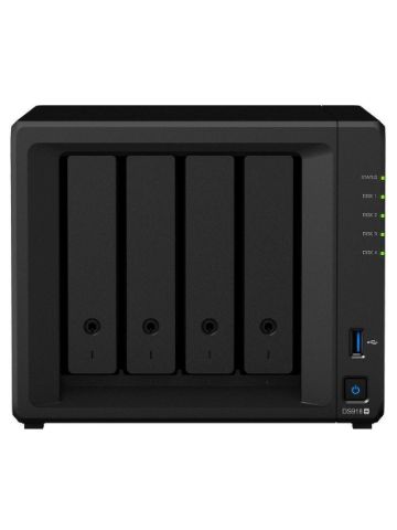 Synology DiskStation DS918+ Ethernet LAN Desktop Black NAS