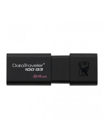 Kingston Technology DataTraveler 100 G3 USB flash drive 64 GB USB Type-A 3.2 Gen 1 (3.1 Gen 1) Black