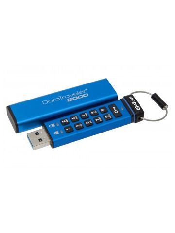 Kingston Technology DataTraveler 2000 64GB USB flash drive USB Type-A 3.2 Gen 1 (3.1 Gen 1) Blue