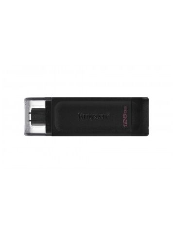 Kingston Technology DataTraveler 70 USB flash drive 128 GB USB Type-C 3.2 Gen 1 (3.1 Gen 1) Black