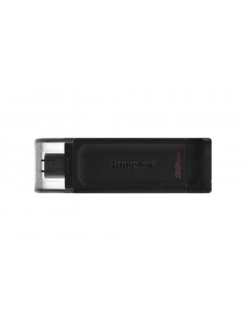 Kingston Technology DataTraveler 70 USB flash drive 32 GB USB Type-C 3.2 Gen 1 (3.1 Gen 1) Black