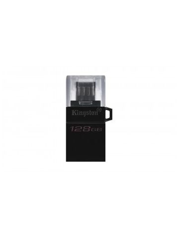 Kingston Technology DataTraveler microDuo3 G2 USB flash drive 128 GB USB Type-A / Micro-USB 3.2 Gen 1 (3.1 Gen 1) Black