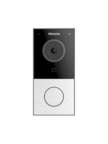 Akuvox E12W doorbell kit Black, Grey