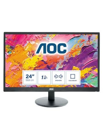 AOC 70 Series E2470SWH LED display 61 cm (24") 1920 x 1080 pixels Full HD LCD Black