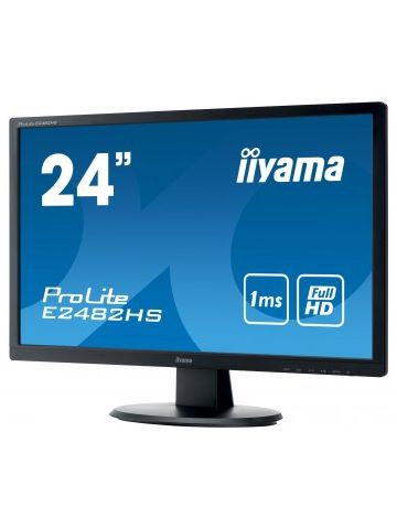 iiyama ProLite E2482HS-B1 computer monitor 61 cm (24") 1920 x 1080 pixels Full HD LED Flat Matt Black