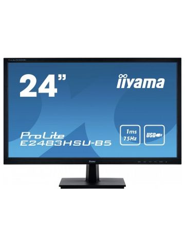 iiyama ProLite E2483HSU-B5 computer monitor 61 cm (24") 1920 x 1080 pixels Full HD LED Black