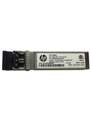 Hewlett Packard Enterprise 16GB SFP+ Short Wave 1-pack Extended Temperature Transceiver network transceiver module Fiber optic 16000 Mbit/s SFP+ 850 nm