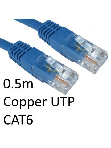 Cables Direct ERT-600B networking cable Blue 0.5 m Cat6 U/UTP (UTP)