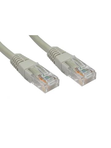 TARGET RJ45 (M) to RJ45 (M) CAT6 2m Grey OEM Moulded Boot Copper UTP Network Cable