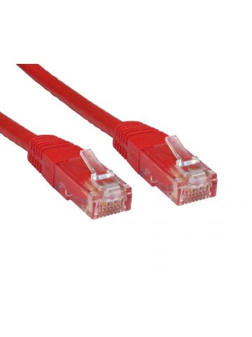 Cables Direct Cat6 2m networking cable Red U/UTP (UTP)