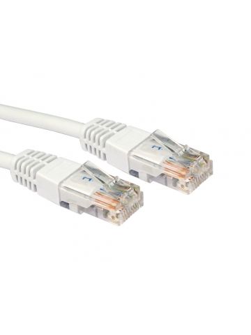 TARGET RJ45 (M) to RJ45 (M) CAT6 2m White OEM Moulded Boot Copper UTP Network Cable