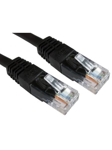 TARGET RJ45 (M) to RJ45 (M) CAT6 5m Black OEM Moulded Boot Copper UTP Network Cable