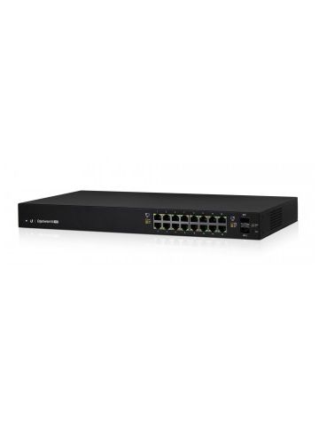 Ubiquiti ES-16-150W network switch Managed L2/L3 Gigabit Ethernet (10/100/1000) Black PoE