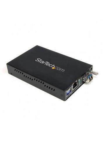 StarTech.com 1000 Mbps Gigabit Single Mode Fiber Media Converter LC 40 km