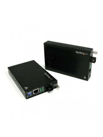 StarTech.com 10/100 Mbps Ethernet Single Mode WDM Fiber Media Converter Kit SC 20km