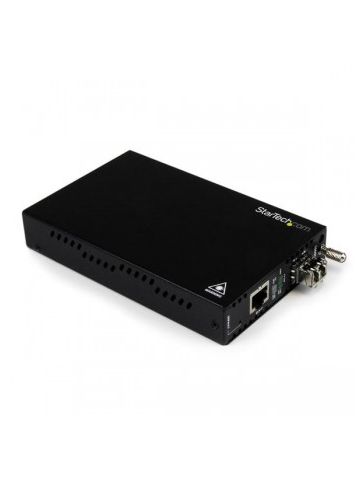 StarTech.com OAM Managed Gigabit Ethernet Fiber Media Converter - Multi Mode LC 550m - 802.3ah Compliant