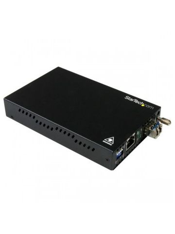 StarTech.com Gigabit Ethernet Copper-to-Fiber Media Converter - SM LC - 10 km