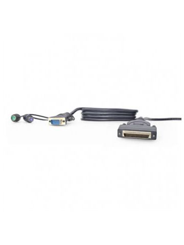 Linksys OmniView Dual Port Cable, PS/2 KVM cable 1.8 m Black