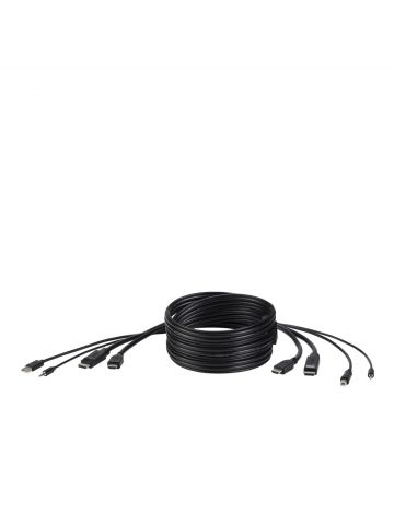 Belkin F1DN2CC-HHPP6t KVM cable Black 1.8 m