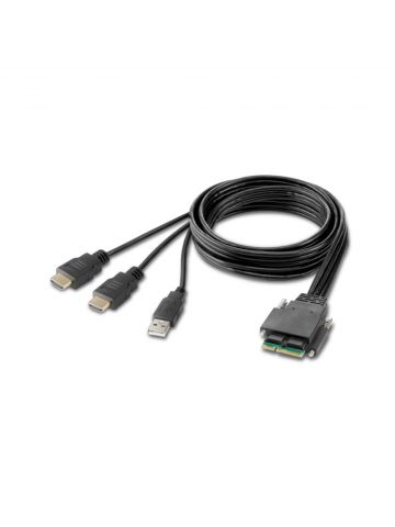 Belkin F1DN2MOD-HC-H06 KVM cable Black 1.8 m