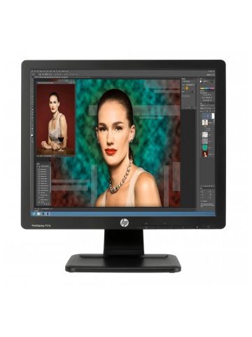 HP ProDisplay P17A 43.2 cm (17") 1280 x 1024 pixels LED Black