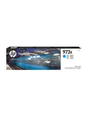 HP F6T81AE/973X Ink cartridge cyan, 7K pages ISO/IEC 24711 85.5ml for HP PageWide P 55250/Pro 452/Pro 477