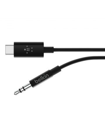 Belkin RockStar™ 3.5mm with USB-C™ Connector audio cable USB C Black