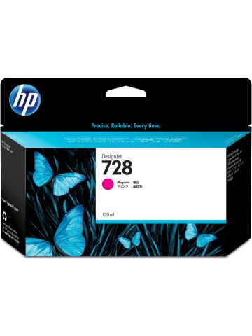 HP F9J66A/728 Ink cartridge magenta 130ml for HP DesignJet T 730/830