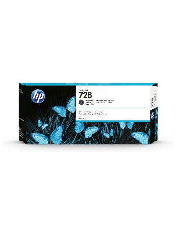 HP F9J68A/728 Ink cartridge black matt 300ml for HP DesignJet T 730/830